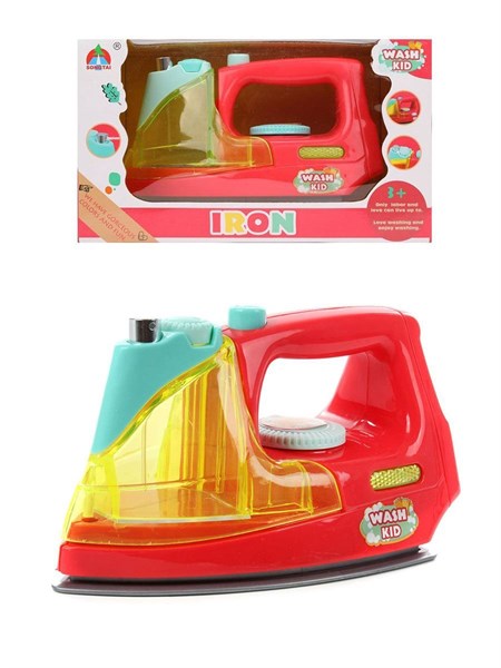 Утюг Wash kid на бат.(свет,звук) в коробке 4e922bf3d4e211ef0a8 - фото 1697475